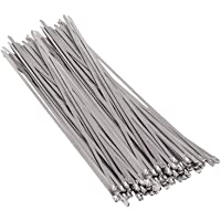 100 pcs Bridas para Cables Ataduras Acero Inoxidable 304 Alta Resistencia Sujetador de Cable de Autobloqueo Lazos de…